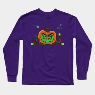 TD - Jack-O-Lantern Pumpkin Long Sleeve T-Shirt